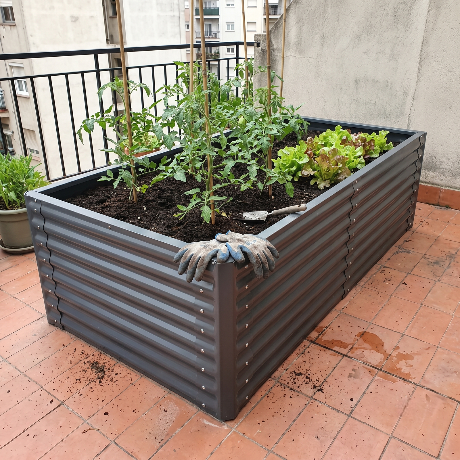 
huerto urbano para terraza